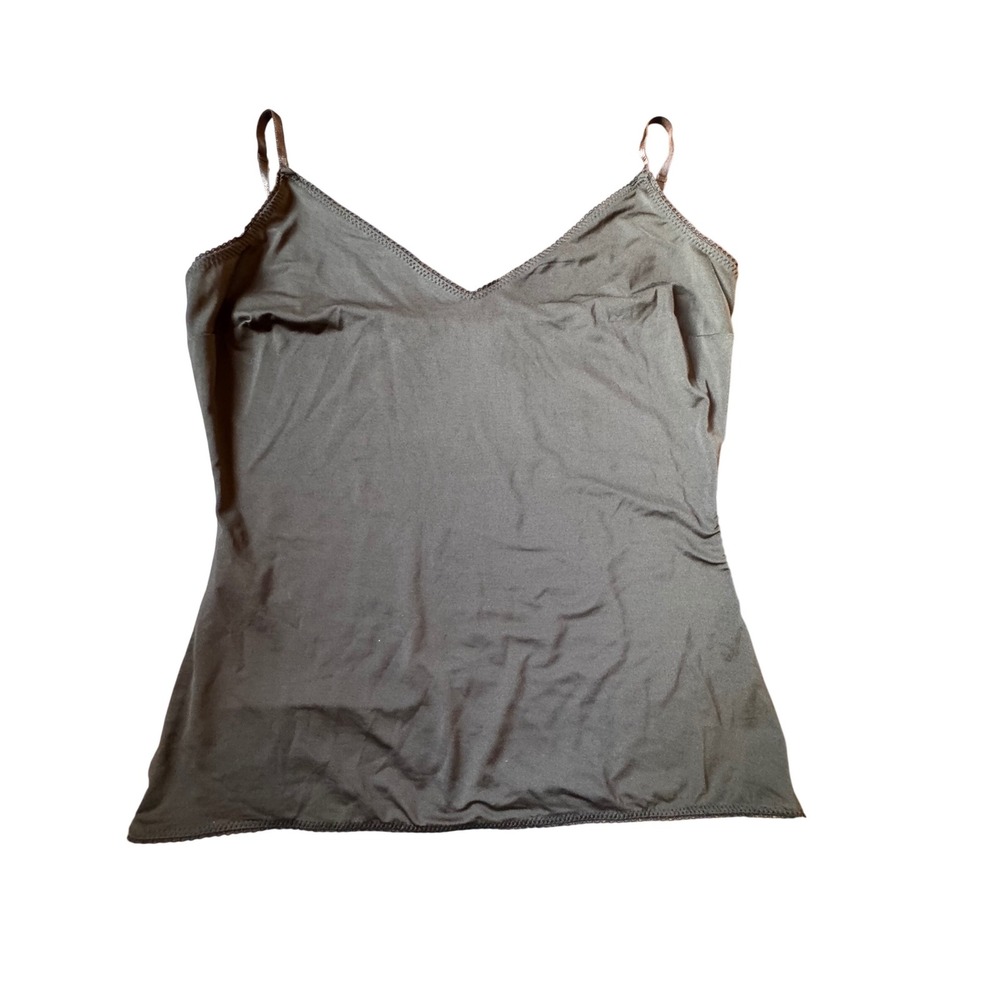 EXPRESS DESIGN STUDIO brown Camisole Tank Top V Neck‎ Adjustable Straps M